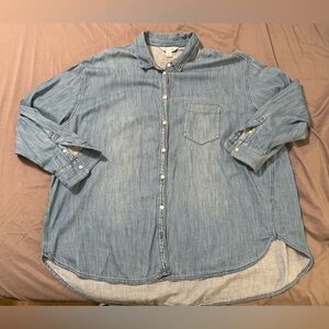 Old Navy Denim Button Down Shirt